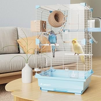Amazon | クリアアクリル鳥かご 鳥籠 インコ セキセイインコゴザ